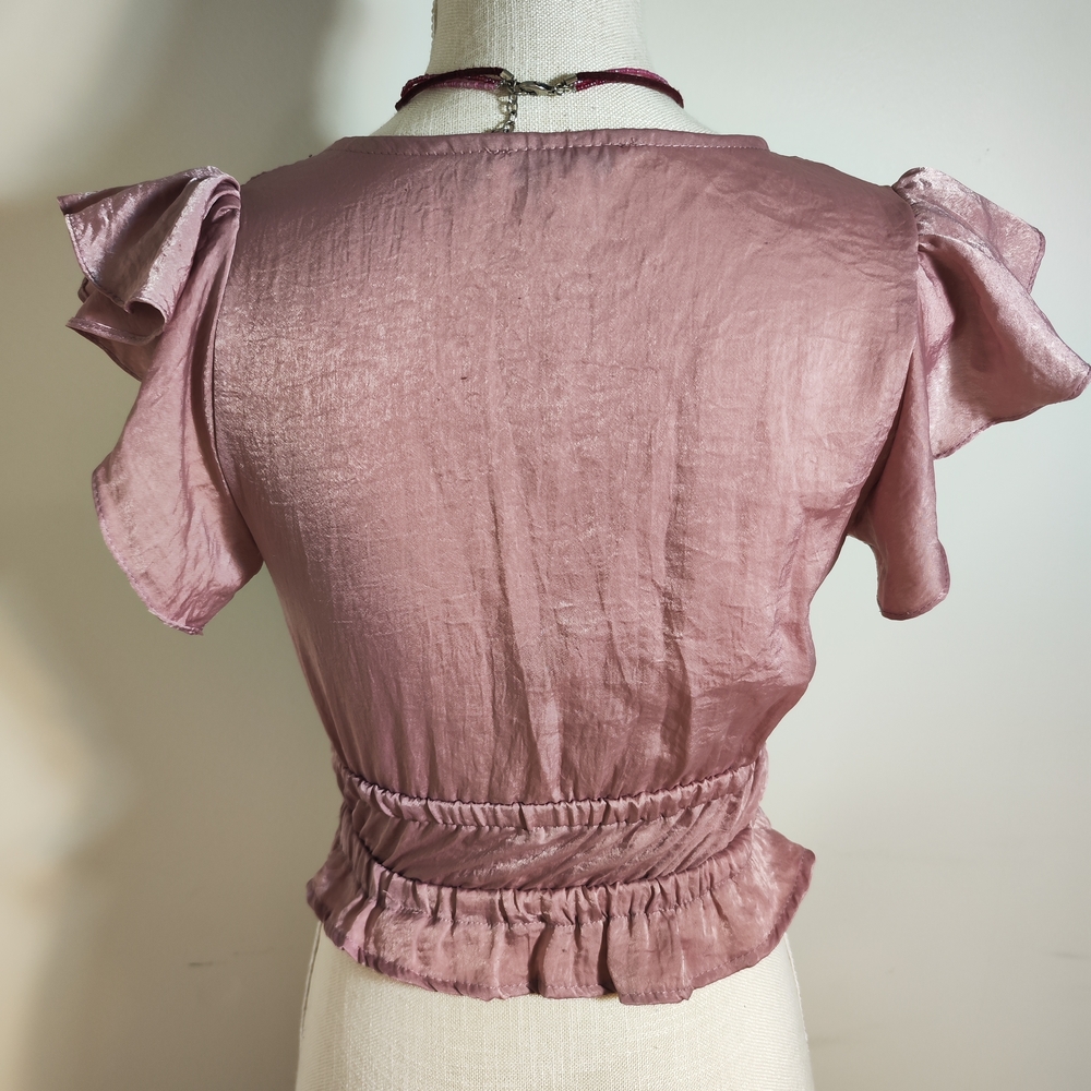 American Eagle Outfitters Pink Crop Top - Picture 3 of 6